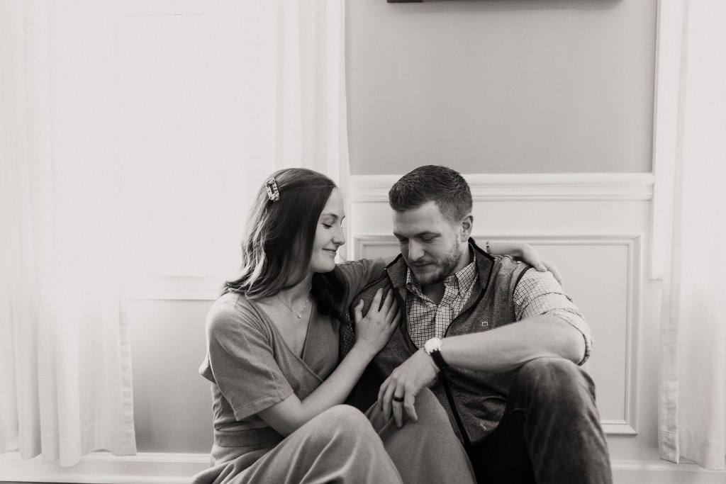 man and woman close to each other